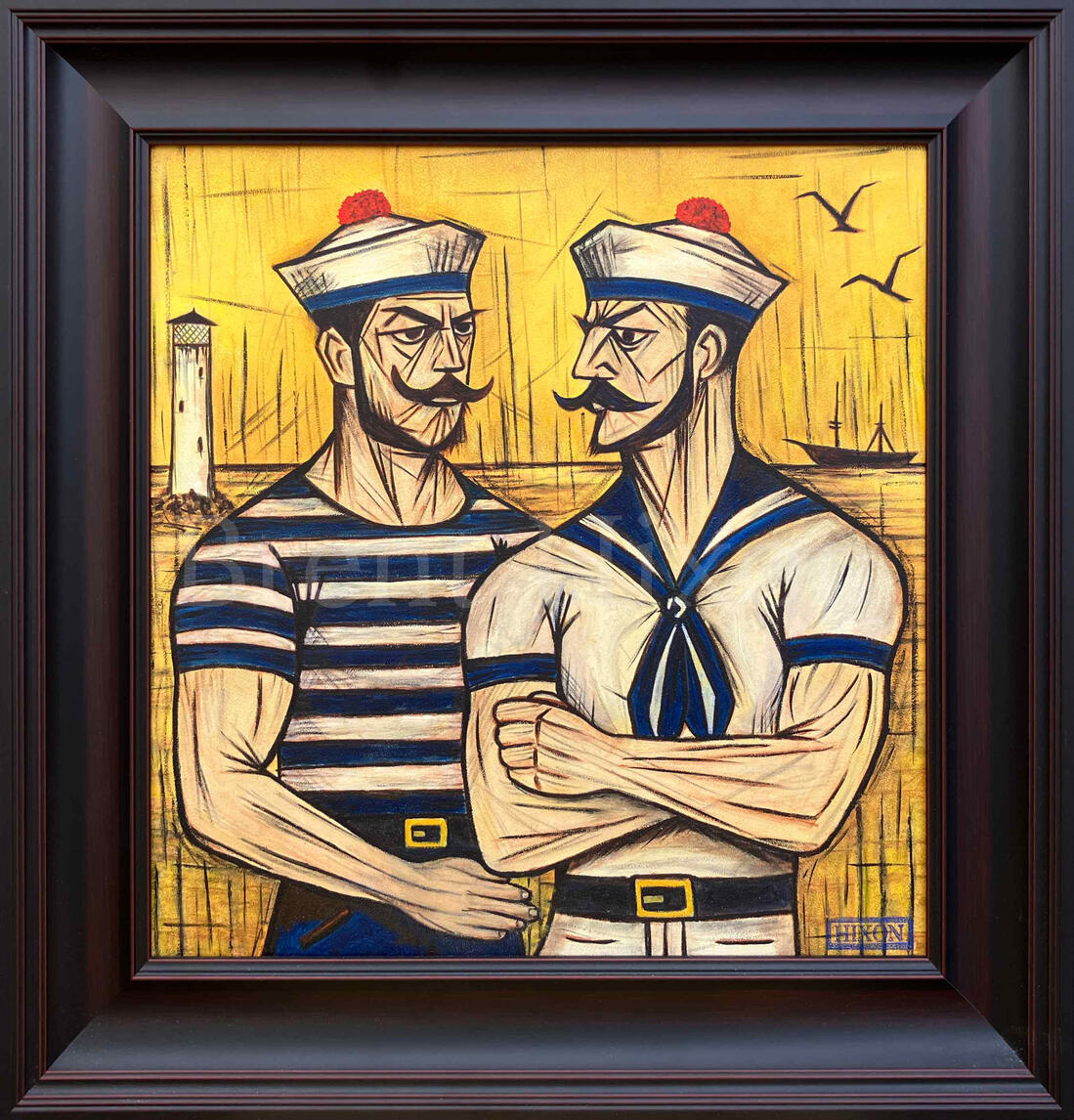 French Sailors - On Display at Royal Cambrian Academy.